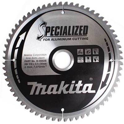 Makita B-09628 Ahşap Daire Testere 216x64 Diş - 1