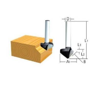 Makita D-09385 Freze Ucu - 1