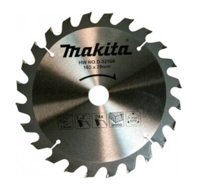 Makita D-52560 Ahşap Daire Testere 165x24 Diş - 1