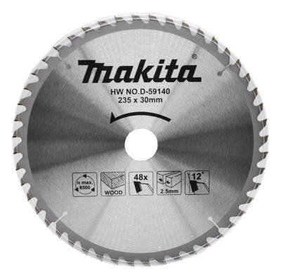 Makita D-59140 Ahşap Kesim Daire Testere 235x48 Diş - 1