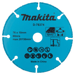 Makita D-78374 Pvc Boru Bıçak 76 mm DMC300 - MAKİTA AKSESUAR