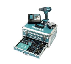 Makita DHP482RFX9 Darbeli Matkap Seti Alüminyum Çantalı - 1