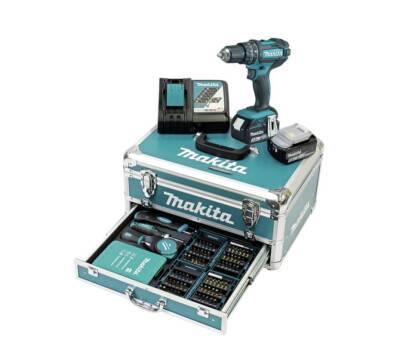 Makita DHP482RFX9 Darbeli Matkap Seti Alüminyum Çantalı - 1