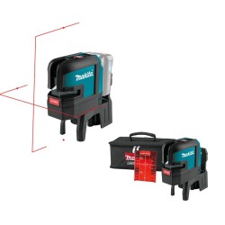 Makita SK106DZ 4 Nokta Kırmızı Çapraz Çizgi Lazeri (akülü) - MAKITA