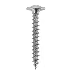 Meridyen Arkalık Vidası 3,5x25 mm Silindir Baş Flanşlı 1000 Adet - Meridyen