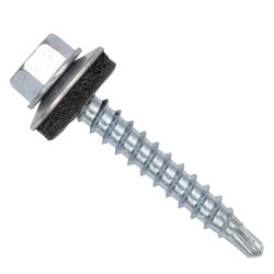 Meridyen Trapez Çatı Vidası 6,3x32 mm Contalı Matkap Uçlu 200 Adet - Meridyen