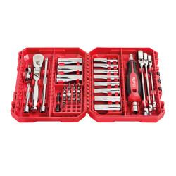 Milwaukee 1/4 inç Cırcır, Anahtar ve Derin Lokma Premium Set 42 Parça 4932498382 - Milwaukee