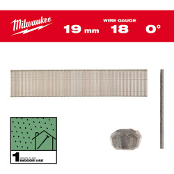 Milwaukee 18G Brad Çivi 19 mm 10000 Adet 4932492550 - 2