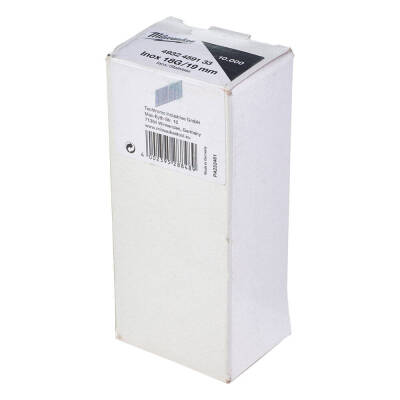 Milwaukee 18G Paslanmaz (Inox) Brad Çivi 19 mm 10000 Adet 4932459133 - 1