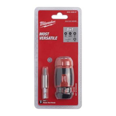 Milwaukee 8'i 1 Arada Kompakt Çok Uçlu Tornavida 4932492807 - 2