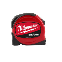 Milwaukee 8 m Slimline Şerit Metre 26 mm 48227726 - Milwaukee