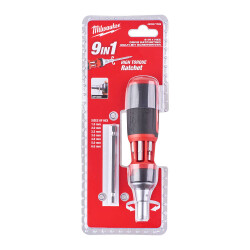 Milwaukee 9'u 1 Arada Cırcırlı Çok Uçlu Tornavida Altıgen Uçlu 4932471599 - 2