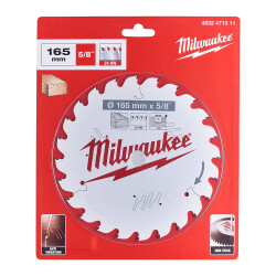 Milwaukee Ahşap Daire Testere Bıçağı 165 x 15,87 mm 24 Diş 4932471311 - Milwaukee