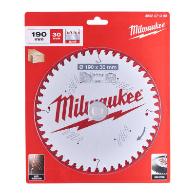 Milwaukee Ahşap Daire Testere Bıçağı 190 x 30 mm 48 Diş 4932471380 - 2