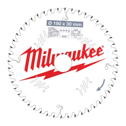 Milwaukee Ahşap Daire Testere Bıçağı 190 x 30 mm 48 Diş 4932471380 - 3