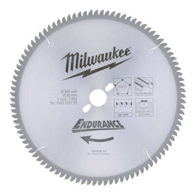 Milwaukee Ahşap Daire Testere Bıçağı 305 x 30 mm 96 Diş 4932352143 - 2