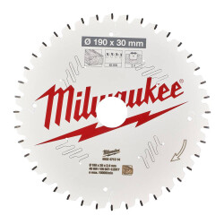Milwaukee Ahşap Gönye Kesme Testere Bıçağı 190 x 30 mm 40 Diş 4932471314 - Milwaukee