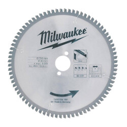 Milwaukee Ahşap Gönye Kesme Testere Bıçağı 216 x 30 mm 80 Diş 4932352841 - Milwaukee