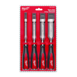 Milwaukee Ahşap Iskarpela Seti 4 Parça 6-12-19-25 mm 4932479897 - 2