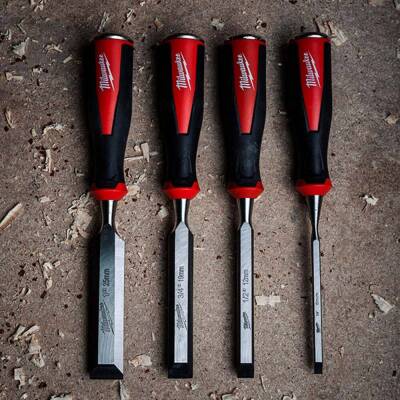 Milwaukee Ahşap Iskarpela Seti 4 Parça 6-12-19-25 mm 4932479897 - 3