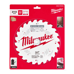 Milwaukee Ahşap Tezgah Testere Bıçağı 210 x 30 mm 24 Diş 4932478095 - 2