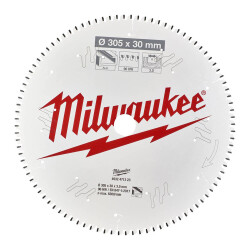 Milwaukee Alüminyum Gönye Kesme Testere Bıçağı 305 x 30 mm 96 Diş 4932471323 - Milwaukee
