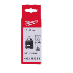 Milwaukee Anahtarsız Metal Mandren 1,0-10 mm 1/2 inç x 20 4932364382 - Milwaukee