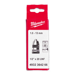 Milwaukee Anahtarsız Metal Mandren 1,0-13 mm 1/2 inç x 20 4932364266 - Milwaukee