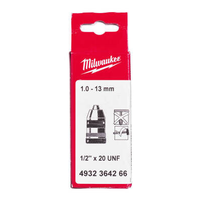 Milwaukee Anahtarsız Metal Mandren 1,0-13 mm 1/2 inç x 20 4932364266 - 1