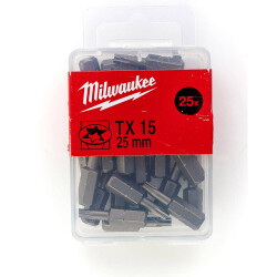Milwaukee Bits Uç TX 15 x 25 mm 25'li 4932399595 - Milwaukee