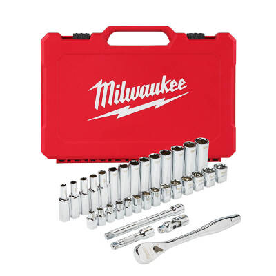 Milwaukee Cırcırlı Lokma Takımı 3/8 inç 32 Parça Metrik 4932464945 - 2