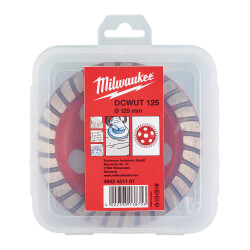Milwaukee DCWUT Elmas Çanak Taşlama Diski 125 mm 4932451187 - 1