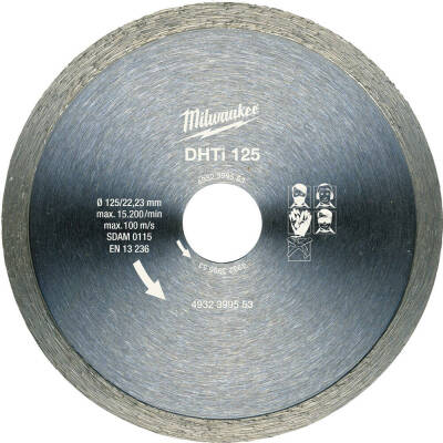 Milwaukee DHTi Fayans Elmas Kesme Diski 125 mm 4932399553 - 1