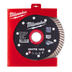 Milwaukee DHTS Turbo Seramik ve Granit Elmas Kesme Diski 125 mm 4932399146 - 1