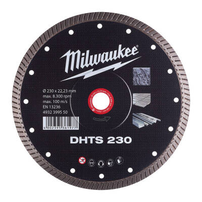 Milwaukee DHTS Turbo Seramik ve Granit Elmas Kesme Diski 230 mm 4932399550 - 1