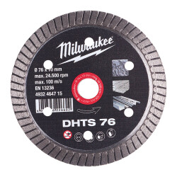Milwaukee DHTS Turbo Seramik ve Granit Elmas Kesme Diski 76 mm 4932464715 - 2