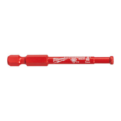 Milwaukee Diamond Max 1/4 inç Hex Elmas Fayans Delme Ucu 5 mm 4932498341 - 2