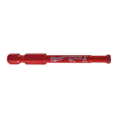 Milwaukee Diamond Max 1/4 inç Hex Elmas Fayans Delme Ucu 5 mm 49560503 - 2