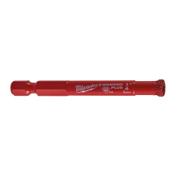 Milwaukee Diamond Max 1/4 inç Hex Elmas Fayans Delme Ucu 6 mm 49560505 - 1