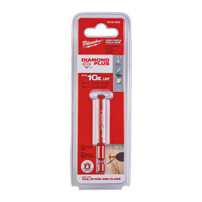 Milwaukee Diamond Max 1/4 inç Hex Elmas Fayans Delme Ucu 6 mm 49560505 - 2