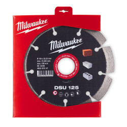 Milwaukee DSU Kanal Açma Elmas Diski 125 mm 4932373147 - 1