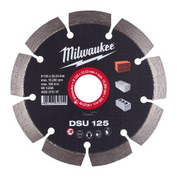 Milwaukee DSU Kanal Açma Elmas Diski 125 mm 4932373147 - 2