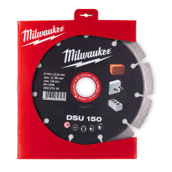 Milwaukee DSU Kanal Açma Elmas Diski 150 mm 4932373148 - 1