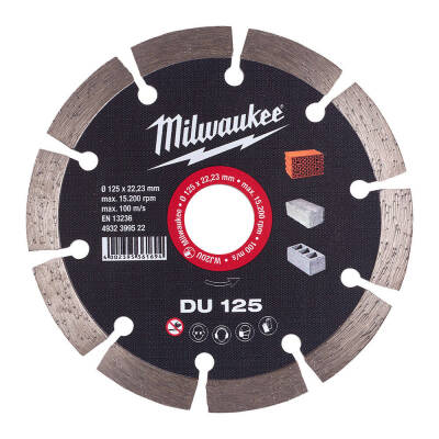 Milwaukee DU Genel Amaçlı Elmas Kesme Diski 125 mm 4932399522 - 1