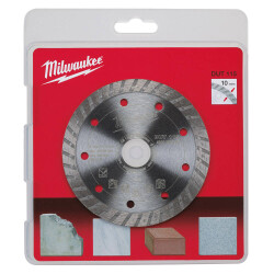 Milwaukee DUT Turbo Genel Amaçlı Elmas Kesme Diski 115 mm 4932399526 - Milwaukee