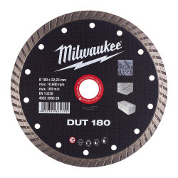 Milwaukee DUT Turbo Genel Amaçlı Elmas Kesme Diski 180 mm 4932399528 - Milwaukee