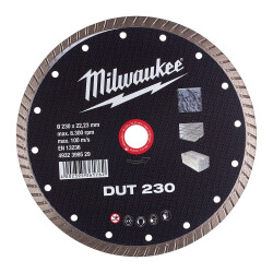 Milwaukee DUT Turbo Genel Amaçlı Elmas Kesme Diski 230 mm 4932399529 - Milwaukee