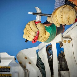 Milwaukee Eğik Uçlu (Hawkbill) Sabit Bıçak Kılıflı 4932464829 - 5