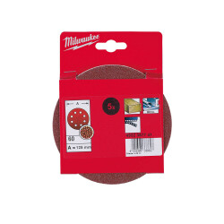 Milwaukee Eksantrik Zımpara Diski 125 mm 60 Kum 5'li 4932367741 - Milwaukee