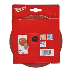 Milwaukee Eksantrik Zımpara Diski 150 mm 80 Kum 5'li 4932371592 - Milwaukee
